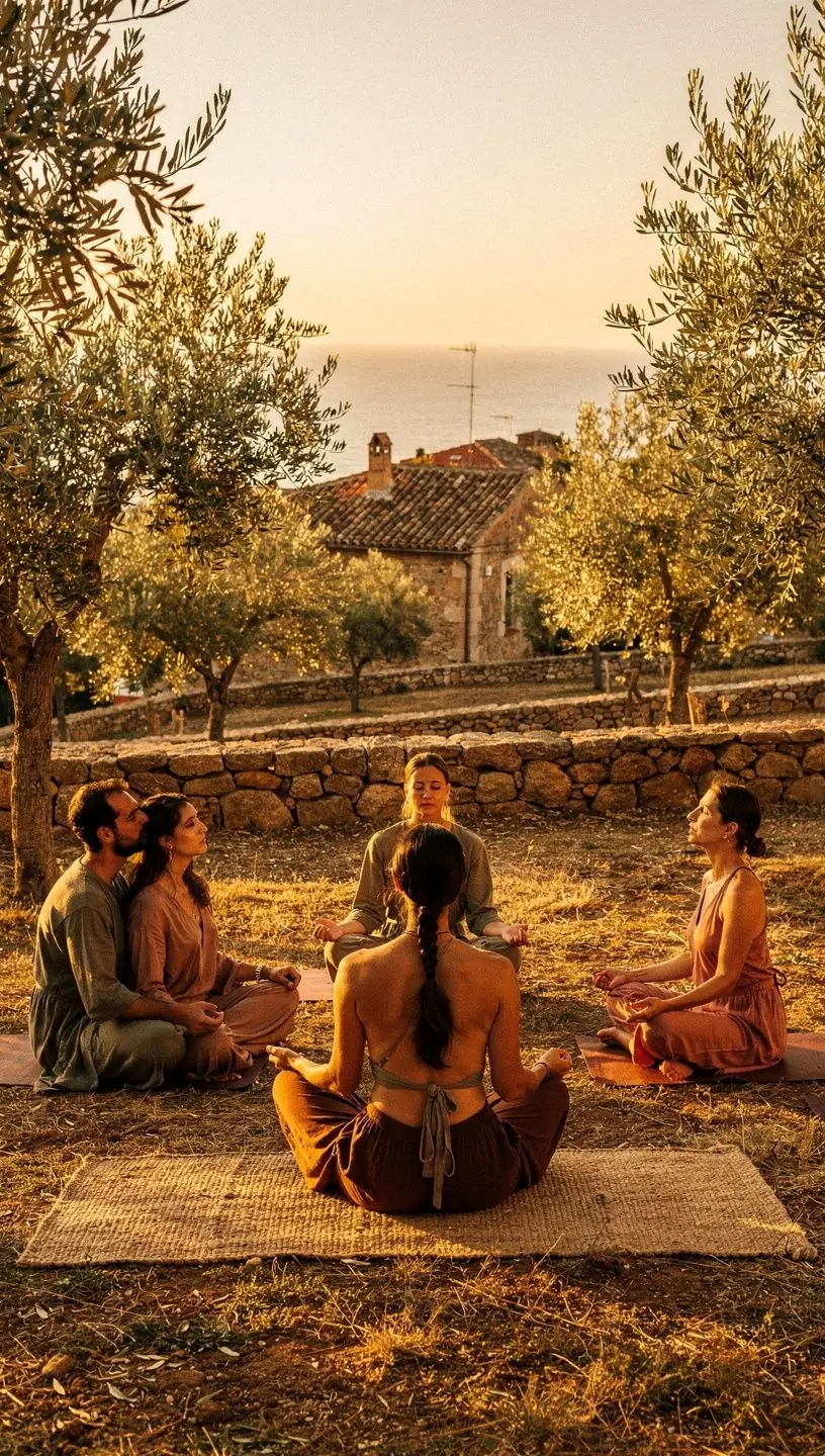 Una persona meditando en un entorno natural, practicando técnicas de respiración de pranayama para alcanzar la calma y la energía.