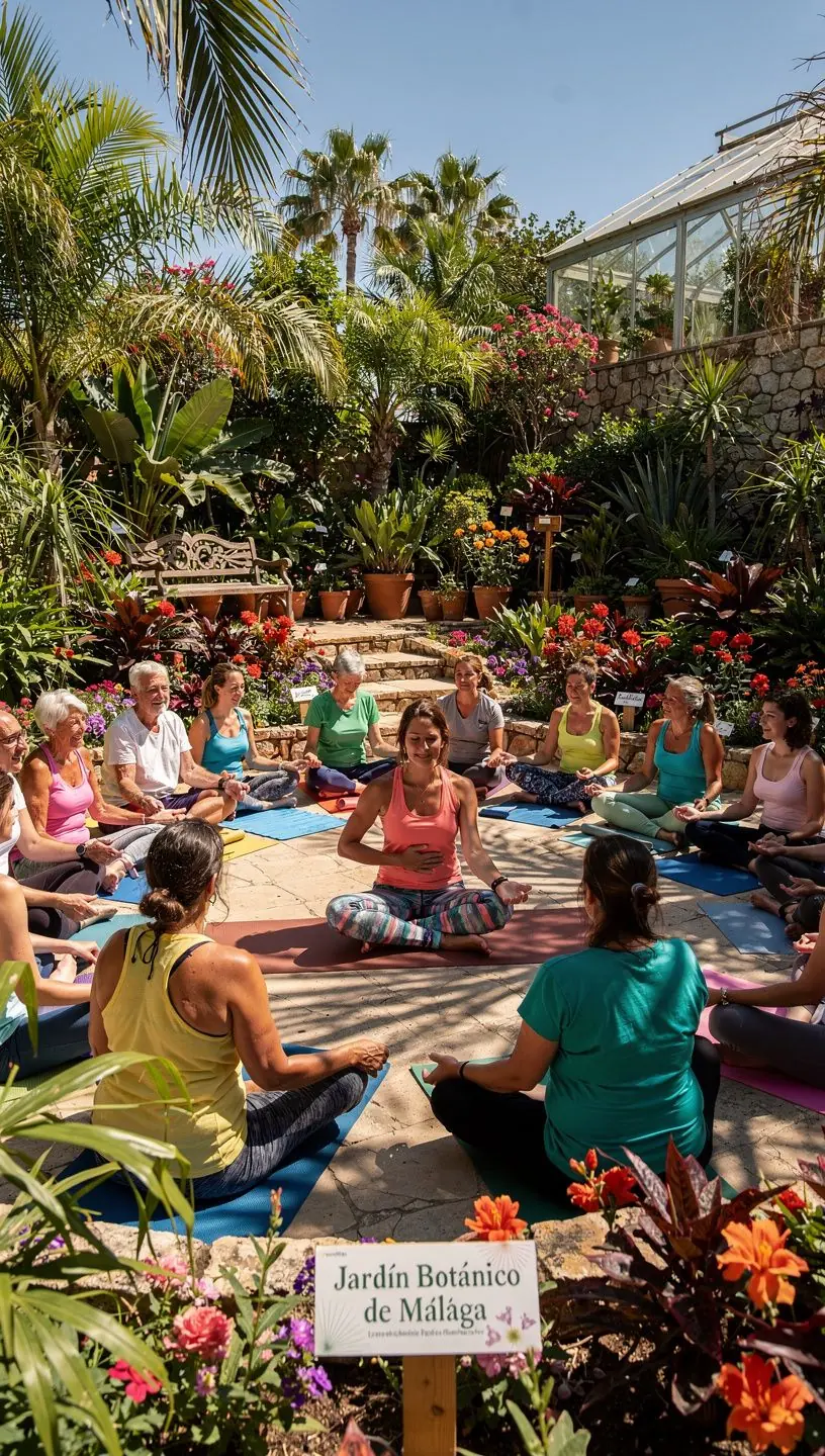 Grupo de personas realizando ejercicios de pranayama en un estudio iluminado y acogedor.